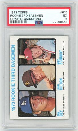 1973 Topps #615 Mike Schmidt RC PSA 5 EX
