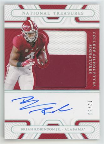 2022 National Treasures Collegiate Brian Robinson RPA 12/39