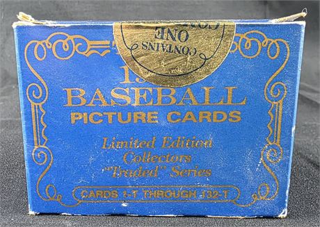 1985 Topps Tiffany Traded Baseball Complete Factory Sealed Set
