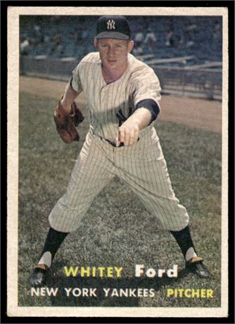 1957 Topps #25 Whitey Ford EX-EXMT