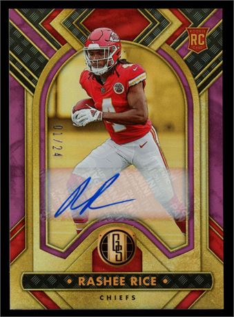 2023 Panini Gold Standard #177 Rashee Rice RC 1/24 Auto