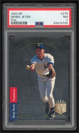 1993 SP #279 Derek Jeter RC Foil PSA 7 NM