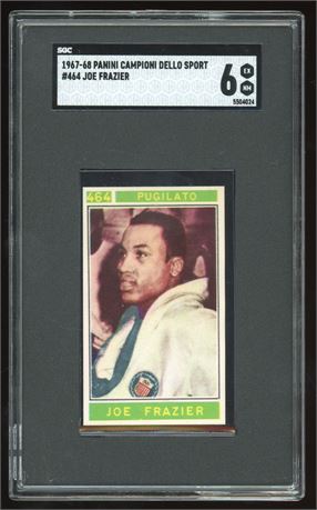 1967 Panini Campioni Dello Sport #464 Joe Frazier SGC 6 EXNM