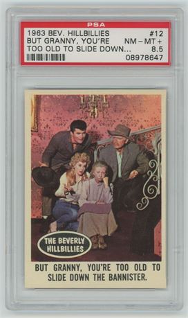 1963 Beverly Hillbillies #12 But Granny, You're Too Old...PSA 8.5 NMMT+