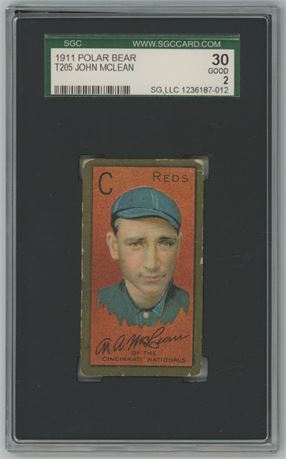 1911 T205 Polar Bear John Mclean SGC 2 GOOD