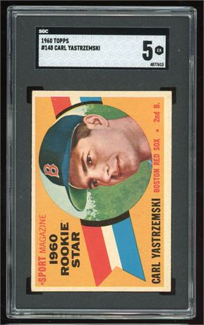 1960 Topps #148 Carl Yastrzemski RC SGC 5 EX