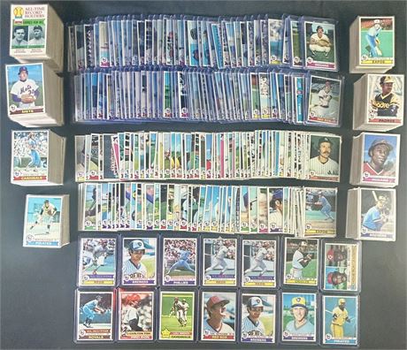 1979 Topps Baseball Lot (750+) Loaded with Stars Low Grade to EXMT (READ)