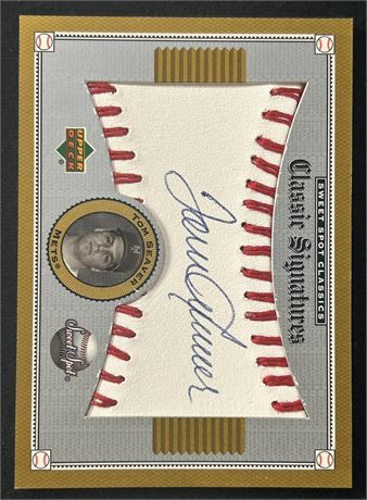 2002 UD Sweet Spot Classics Tom Seaver Auto (Paper Loss on Back)