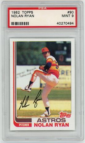 1982 Topps #90 Nolan Ryan PSA 9 MINT