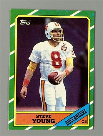 1986 Topps #374 Steve Young RC NM