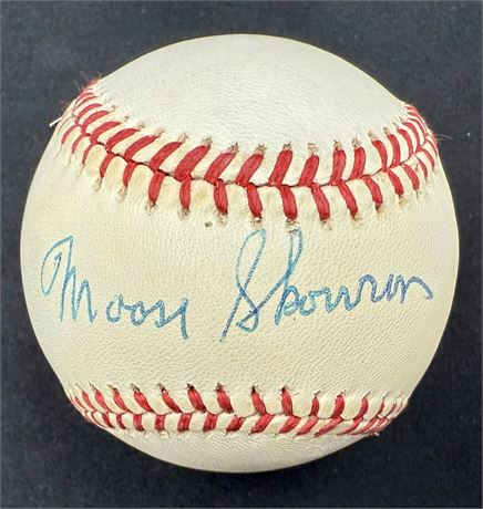 Moose Skowron Signed Official Major League Baseball JSA Some Toning