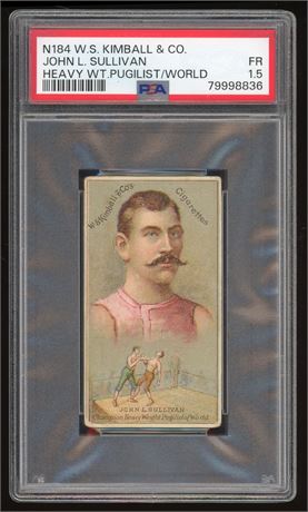 1888 N184 W. S. Kimball Champions John L. Sullivan PSA 1.5 FAIR