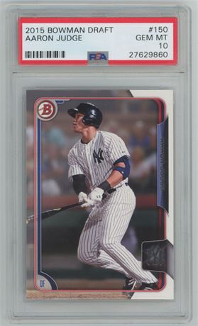 2015 Bowman Draft #150 Aaron Judge RC PSA 10 GEM MINT