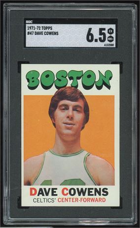 1971 Topps #47 Dave Cowens RC SGC 6.5 EXMT+