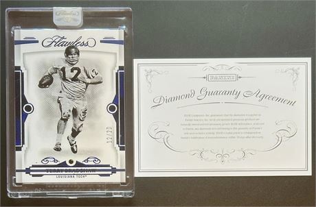 2022 Panini Flawless Diamond Collegiate Terry Bradshaw 12/20