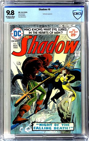 Shadow #9 CBCS 9.8 (1975) Pat Murdock Appearance
