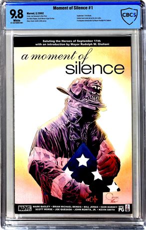 Moment of Silence #1 (2002) CBCS 9.8 September 11th Tribute