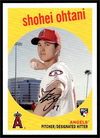 2018 Topps Archives #50 Shohei Ohtani RC Pitching Stance