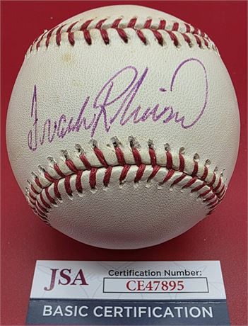 Frank Robinson Signed Official American League Baseball JSA