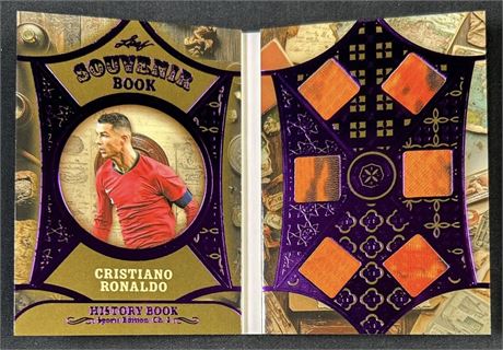 2025 Leaf History Book 4/10 Cristiano Ronaldo Souvenir Book