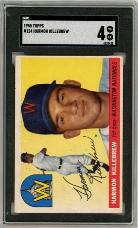1955 Topps #124 Harmon Killebrew SGC 4 VGEX