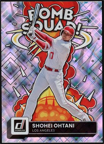 2022 Panini Donruss Shohei Ohtani Bomb Squad Diamond