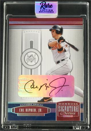 2005 Donruss Signature Series #17 Cal Ripken Jr Autograph