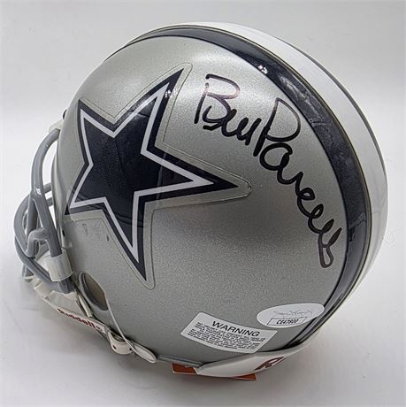 Bill Parcells Signed Dallas Cowboys Mini Helmet JSA
