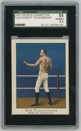 1910 T220 Tolstoi Robert Fitzsimmons SGC 4.5 VGEX+