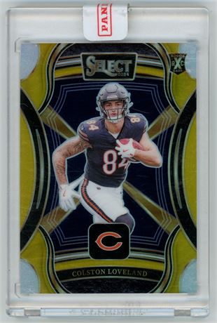 2024 Panini Select # 516 Colston Loveland RC 3/10 Gold
