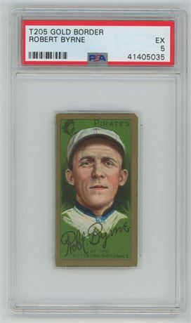 1911 T205 Piedmont Robert Byrne PSA 5 EX