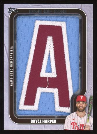 2025 Topps Bryce Harper In the Name Relic 1/1 Game Used Memorabilia
