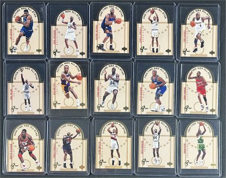1993 Upper Deck Special Edition Raw Lot (15) w/ Olajuwon, Robinson, and Kemp