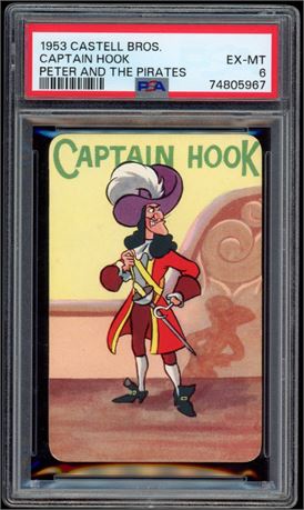 1953 Castell Bros Captain Hook Peter And The Pirates PSA 6 EXMT