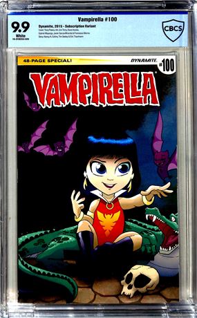 Vampirella #100 (2015) CBCS 9.9 Dynamite Subscription VARIANT