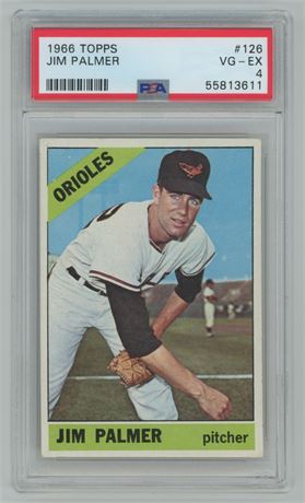 1966 Topps #126 Jim Palmer PSA 4 VGEX
