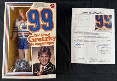 1983 The Great Gretzky Le Manifique Autographed Mattel Doll w/ JSA Certificate