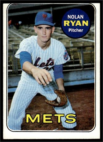 1969 Topps #533 Nolan Ryan Miscut (READ)