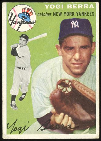 1954 Topps #50 Yogi Berra Low Grade