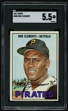 1967 Topps #400 Roberto Clemente SGC 5.5 EX+