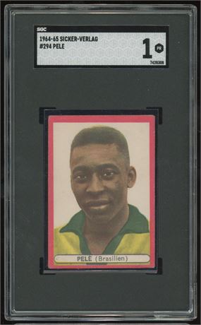 1964 Sicker-Verlag #294 Pele SGC 1 POOR