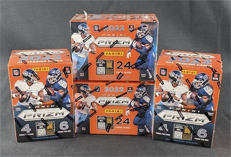 2022 Panini Prizm Football Factory Sealed Retail Blaster Lot (4)