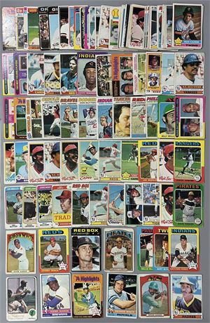 1970's Hall of Famers Low Grade Lot (104)