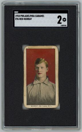1910 E96 Philadelphia Caramel Red Murray SGC 2 GOOD
