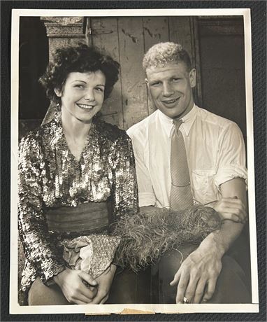 1935 Type 1 Photo of Bill Veeck Rookie Year w/ Baltimore Sun COA (READ HISTORY)