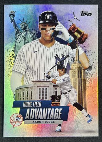 2025 Topps Aaron Judge Home Field Advantage SSP Case Hit