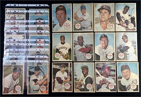 1967 Topps Pinups Complete Set (1-32) w/ 17 Hofer's Sharp
