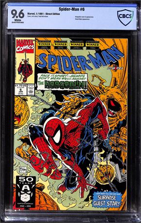 Spider-Man #6 CBCS 9.6 (1991) Hobgoblin