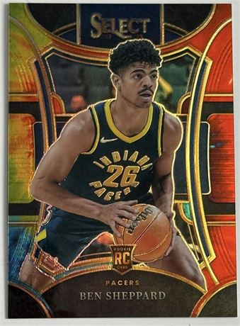 2023 Panini Select #333 Ben Sheppard RC Mezzanine 15/25 Tie Dye