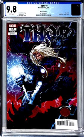Thor #10 (2021) "Knullifeid" Variant Cover CGC 9.8